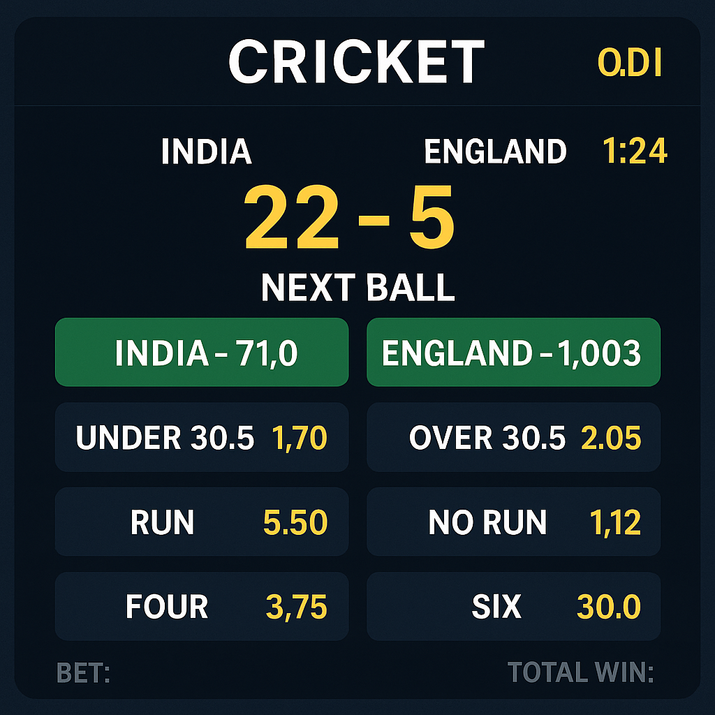 TonySpins - Cricket Sports Betting - Live Cricket Odds