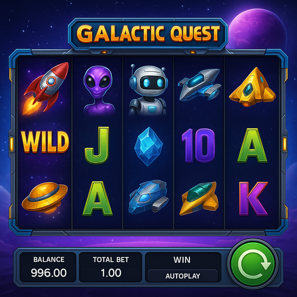 TonySpins - Galactic Quest Slot Game - Pragmatic Play Pokie